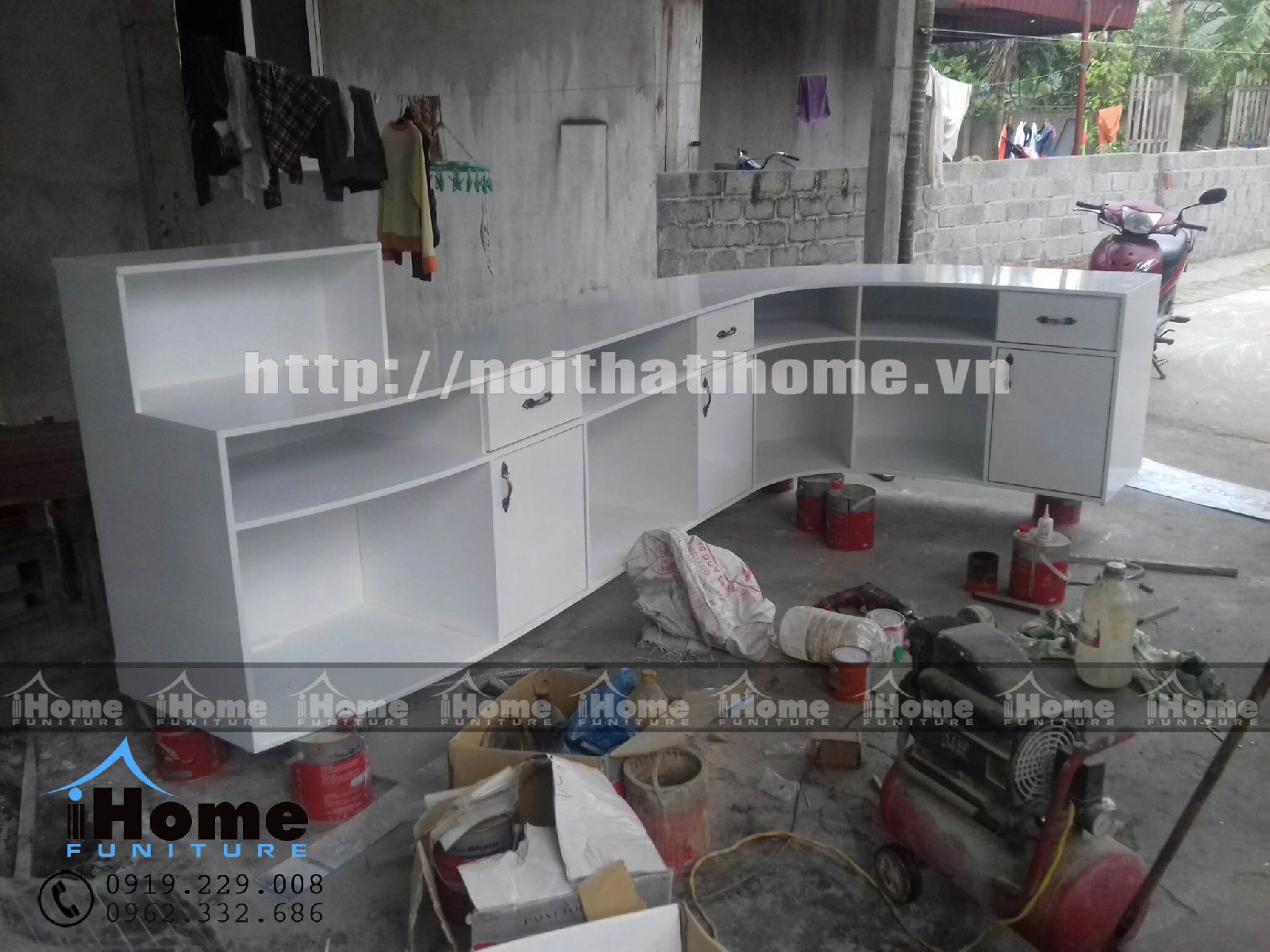 bàn lễ tân công ty ở tại hải phòng